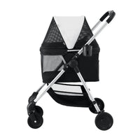 i.Pet Pet Stroller Pram Dog Cat Carrier Cage Large Travel Pushchair Foldable 4 Wheels