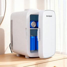 Glacio Mini Fridge Portable 13L White Electric Cooler Warmer 12V 220V