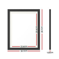 Photo Frame 3PCS Set Black