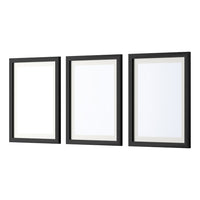 Photo Frame 3PCS Set Black