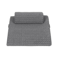 Giselle Bed Wedge Pillow for Headboard, Egg Gel Solves Night Sweats, Triangle Pillow for Reading & Sleeping, Adjustable Back & Neck Support, 30D Foam