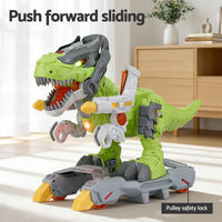 Keezi Kids Dinosaur Ride On Push Car Toy with Spray Function Indoor Outdoor Toys