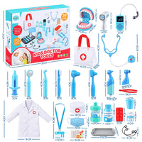 Keezi Kids Doctor Play Set Pretend Dentist Play Set Toy Medical Kits 30PCS