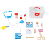 Kids Doctor Nurse Medical Case Pretend Play Set Stethoscope Medicine Toys