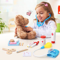 Kids Doctor Nurse Medical Case Pretend Play Set Stethoscope Medicine Toys