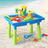 Kids Sand and Water Table Windmill Shovel Outdoor Sandpit Toys Beach Play