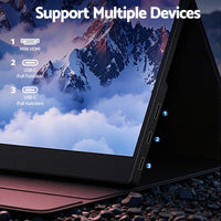 Devanti 15.6 Inch Portable Monitor FHD 1080P IPS USB-C HDMI Gaming Laptop Screen