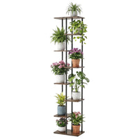 Artiss 8 Tiers Plant Stand Metal Flower Pots Shelf Indoor Outdoor Garden Home