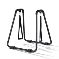 Everfit Dip Station Parallel Bars Heavy Duty Home Gym Stand Calisthenics Black