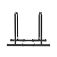 Everfit Dip Station Parallette Bars Home Gym Workout Stand Black
