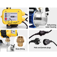 Giantz Garden Water Pump Jet High Pressure Controller Stage Irrigation Max. 4600L/H