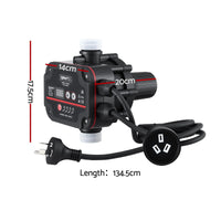 GIANTZ Digital Water Pump Controller 16A 1.5kW Max High Power Pressure Switch Adjustable 10Bar IP65