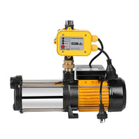 Garden Water Pump High Pressure 2500W Multi Stage Tank Rain Irrigation Yellow