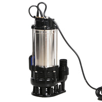 2000W Submersible Dirty Water Pump Bore Tank Well Steel Automatic