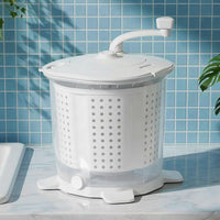 Devanti Portable Washing Machine Manual Spin Dryer Compact for Camping Caravan Apartment