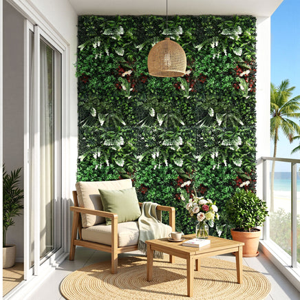Gardeon Artificial Plant Wall Panels 50X100CM Boxwood Panel Hedge Grass Backdrop Green Decor Backyard