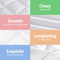 Giselle Bedding Wool Quilt 500GSM Thick King Winter Doona Baffle Box Construction 100% Wool Filling
