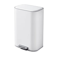 Cefito 30L Pedal Rubbish Bin Kitchen Trash Garbage Waste Can Soft Close White
