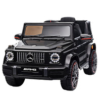 Kids Electric Ride On Car Mercedes-Benz Licensed AMG G63 Toy Cars Remote Black