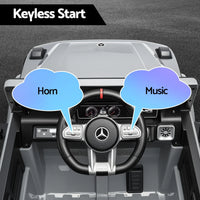 Kids Electric Ride On Car G63 Toy Cars Remote Control Grey
