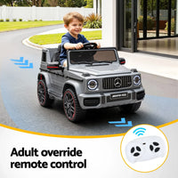 Kids Electric Ride On Car G63 Toy Cars Remote Control Grey