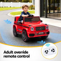 Kids Electric Ride On Car G63 Toy Cars Remote Control Red