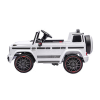 Kids Electric Ride On Car G63 Toy Cars Remote Control White