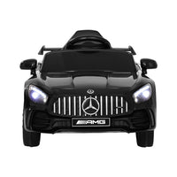 Kids Electric Ride On Car Mercedes-Benz AMG GTR Licensed Toy Cars Remote Black