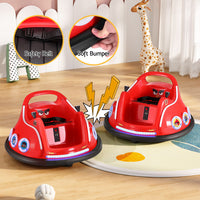 Kids Ride On Car Bumper Electric Ride On Cars Light Remote Angry Birds Sticker Red