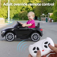 Kids Electric Ride On Car Licensed Outdoor Toys Cars Music Remote Black