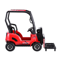 Kids Electric Ride On Car Forklift Loader Toys Cars Horn Remote 12V Red