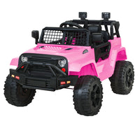 Kids Electric Ride On Car Jeep Toy Cars Remote 12V Pink