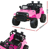 Kids Electric Ride On Car Jeep Toy Cars Remote 12V Pink