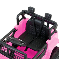 Kids Electric Ride On Car Jeep Toy Cars Remote 12V Pink