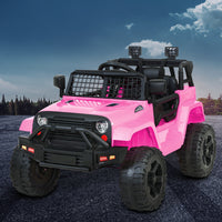 Kids Electric Ride On Car Jeep Toy Cars Remote 12V Pink