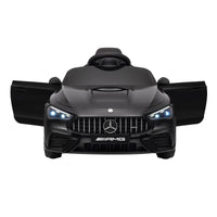 Ride On Car Licensed Mercedes Benz AMGC63 Kids Electric Car 12V Music Black