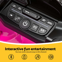 Ride On Car Licensed Audi RS3 Car for Kids 12V Remote Control Pink