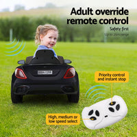 Kids Electric Ride On Car Toys Cars Horn Music Remote Control 12V Black