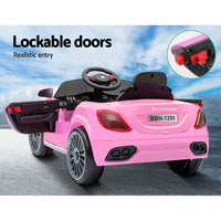 Kids Electric Ride On Car Toys Cars Headlight Music Remote Control 12V Pink