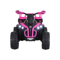 Kids Ride On Car ATV Quad Motorbike Storage Rack Electric Toys 12V Pink