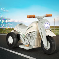 Kids Ride On Car Electric Motorcycle Motorbike with Bubble Maker Green