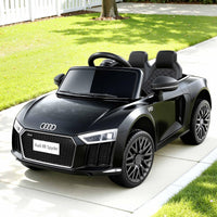 Kids Ride On Car Audi R8 Licensed Sports Electric Toy Cars Black