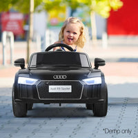 Kids Ride On Car Audi R8 Licensed Sports Electric Toy Cars Black