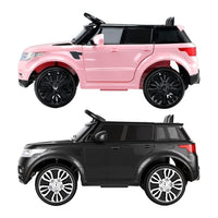 Rigo Kids Electric Ride On Car Black Pink Ride-On Toy with Remote Control