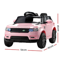 Kids Electric Ride On Car SUV Range Rover-inspired Cars Remote 12V Pink