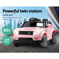 Rigo Ride On Car Kids Electric Ride On Cars SUV Remote 12V Pink