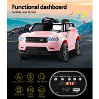 Kids Electric Ride On Car SUV Range Rover-inspired Cars Remote 12V Pink