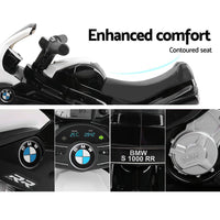 Kids Ride On Car Electric Ride On Cars Motorcycle Motorbike BMW Licensed S1000RR Black