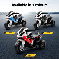 Kids Ride On Car Electric Ride On Cars Motorcycle Motorbike BMW Licensed S1000RR Black