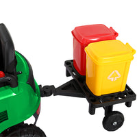 Kids Electric Ride On Car Street Sweeper Truck Toy Cars Remote 12V Green